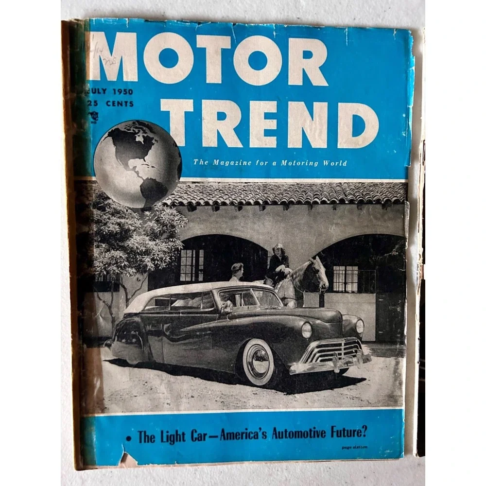 Motor Trend‎ Magazine May 1951 July and December Set of 3